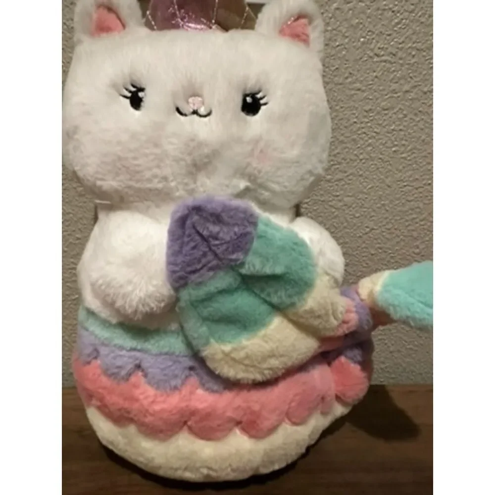 NWOT FAO Schwarz's Glow Brights Meowmaid Plush